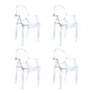 Kit com 4 Cadeiras para Sala de Jantar Versalhes Kit com 4 Cadeiras para Sala de Jantar Versalhes