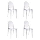 Kit com 4 Cadeiras para Sala de Jantar Viena Kit com 4 Cadeiras para Sala de Jantar Viena