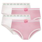 Kit Com 4 Calcinhas Infantil Lisa Básica Selene Infanto Juvenil Para Meninas