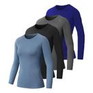 Kit Com 4 Camisetas Esportivas Femininas Proteção Uv50+ Slim Kit Com 4 Camisetas Esportivas Femininas Proteção Uv50+ Slim