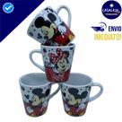 Kit Com 4 Canecas MICKEY E MINNIE 120ML em Porcelana