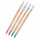 Kit com 4 Canetas Esferográficas BIC Cristal Fashion Color Escrita Macia e Cores Vibrantes Kit com 4 Canetas Esferográficas BIC Cristal Fashion Color Escrita Macia e Cores Vibrantes