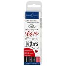 Kit com 4 Canetas Hand Lettering Pitt Artist Pen FABER-CASTELL