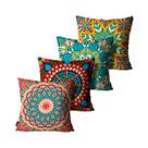 Kit Com 4 Capas de Almofadas Mdecore 45x45 Alta Definição