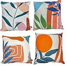 Kit com 4 capas de almofadas Tokyo Design 45x45cm em poliéster Coleção Marimar (cód. M-1234)