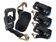 Kit Com 4 Cinta Para Amarração De Cargas 35mm X 6m 1,5 Toneladas Com Catraca MAVE