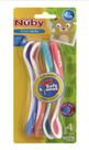 Kit com 4 Colheres Termo Sensíveis- pontas extra macias- Nuby 4M+