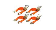 Kit com 4 conjunto catraca para amarração de carga - 5t - 9mts - rcai-2002 - robustec
