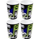Kit com 4 Copos Batman para Festa Infantil e Decoração
