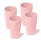 Kit com 4 Copos Fibra de Bambu 200 ml BPA Free, sustentável, leve e resistente Kit com 4 Copos Fibra de Bambu 200 ml BPA Free, sustentável, leve e resistente