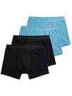 Kit com 4 Cuecas Boxer Lupo 615-003 Colorido