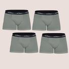 Kit Com 4 Cuecas Boxer Sem Costura Algodão Confortável Zorba