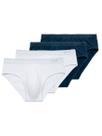 Kit com 4 Cuecas Slip Lupo 485-003 Colorido