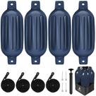 Kit com 4 Defensas Infláveis para Barco Dreizack 16,5 x 58,5 cm Kit com 4 Defensas Infláveis para Barco Dreizack 16,5 x 58,5 cm
