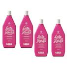Kit com 4 Desodorante Leite de Rosas Tradicional 310ml Cada Loção Corporal Leite de Rosas Limpeza Corporal
