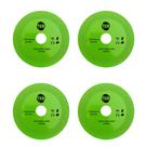 Kit Com 4 Disco De Corte Vidro Cristal Diamantado 100x15x20mm Kit Com 4 Disco De Corte Vidro Cristal Diamantado 100x15x20mm