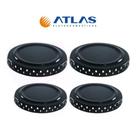 Kit com 4 Espalhadores AtlasBoca Chama Tampinha Queimador do Fogão Atlas/Itatiaia/Coliseum/Ágata/Grécia/Coliseum/Mônaco