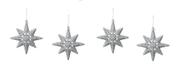 Kit com 4 Estrelas de 8 Pontas Vazada Decoração de Natal 8cm Kit com 4 Estrelas de 8 Pontas Vazada Decoração de Natal 8cm
