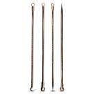 Kit com 4 Extrator Cureta Removedor de Cravos Acne Espinhas
