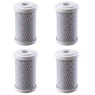 Kit com 4 Filtro Refil HDF 5" Carbon Block DE ENCAIXE - Aquablock 5", BBI Shower 125, BBI Pou 5", Planeta Água Fit 5" Kit com 4 Filtro Refil HDF 5" Carbon Block DE ENCAIXE - Aquablock 5", BBI Shower 125, BBI Pou 5", Planeta Água Fit 5"