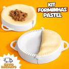 Kit Com 4 Formas de Pastel e Risole De Diferentes Tamanhos