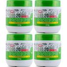 Kit com 4 Gel 20 Ervas Extra Forte Rhenuks 220g