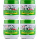Kit com 4 Gel 20 Ervas Extra Forte Rhenuks 220g