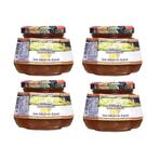 Kit com 4 Geleia Diet De Abacaxi Com Pedaços 270g Fazenda Sonnenhof