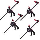Kit com 4 grampos tipo sargento aperto rápido 20 cm - 205629 - mtx