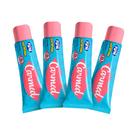 Kit com 4 Hidratante Labial Carmed Fini Dentaduras Incolor Efeito Gloss 10g