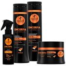 Kit Com 4 Itens Linha Completa Haskell Encorpa Cabelo- 300ml/ 300g