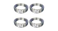 Kit com 4 kg de arame liso galvanizado - bwg20-0,89mm - jst