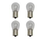 Kit com 4 lampadas 1 polo 1141 12v 21w halogena amarela