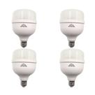 Kit Com 4 Lâmpadas Led Bulbo 40w 6500k Max-0406