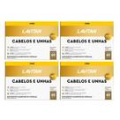 Kit com 4 Lavitan Cabelos e Unhas Multivitamínico com 60 Cápsulas