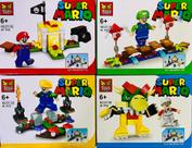 Kit com 4 Lego Super Mario - 381 peças - GT130