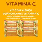 Kit com 4 Lenço Demaquilante Vitamina C Anti-Idade Efeito Clareador 25 und Dermachem Kit com 4 Lenço Demaquilante Vitamina C Anti-Idade Efeito Clareador 25 und Dermachem