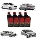 Kit com 4 litros de óleo para motor, sintético sae 5w20 motorcraft