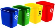 Kit com 4 lixeira de coleta seletiva 12 litros acrimet 572.0 Kit com 4 lixeira de coleta seletiva 12 litros acrimet 572.0