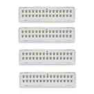 Kit com 4 Luz Emergência Bateria Lítio 30 Leds 2W Biv Elgin