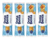 KIT COM 4 - Macarrão Espaguete Ovos Dona Benta / 500g KIT COM 4 - Macarrão Espaguete Ovos Dona Benta / 500g