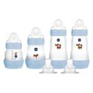 Kit Com 4 Mamadeiras Mam Easy Start Anticólica Gift Set Azul