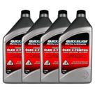 Kit Com 4 Óleo Quicksilver Premium 2T Tc-W3 1L