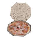 Kit com 4 Pacotes de Embalagem Oitavada para Pizza Acoplada Basic nº 35 com 25 Unidades Cada