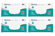 Kit com 4 pacotes de toalhas umedecidas adulto Bionnix