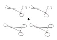 Kit com 4 Pinças Backhaus 13cm