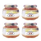 Kit com 4 Potes de Geleia Diet De Maçã Natural 200g - Fazenda Sonnenhof