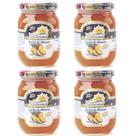 Kit com 4 Potes de Geleia Extra Abacaxi Com Pedaços - Fazenda Sonnenhof