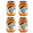 Kit com 4 Potes de Geleia Extra De Abacaxi Com Pimenta 330g Fazenda Sonnenhof