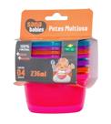 Kit com 4 Potes Papinha Multiuso BPA Free Sana Babies Menina Kit com 4 Potes Papinha Multiuso BPA Free Sana Babies Menina